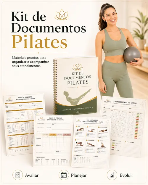 Kit de Documentos Pilates oferta – Estética perfeita