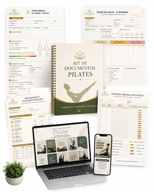 Kit de Documentos Pilates oferta – Estética perfeita
